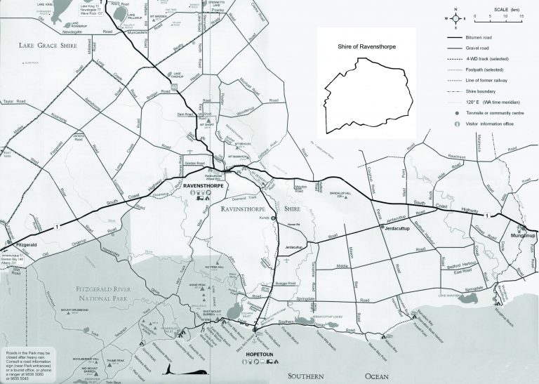 Maps Ravensthorpe Wildflower Show